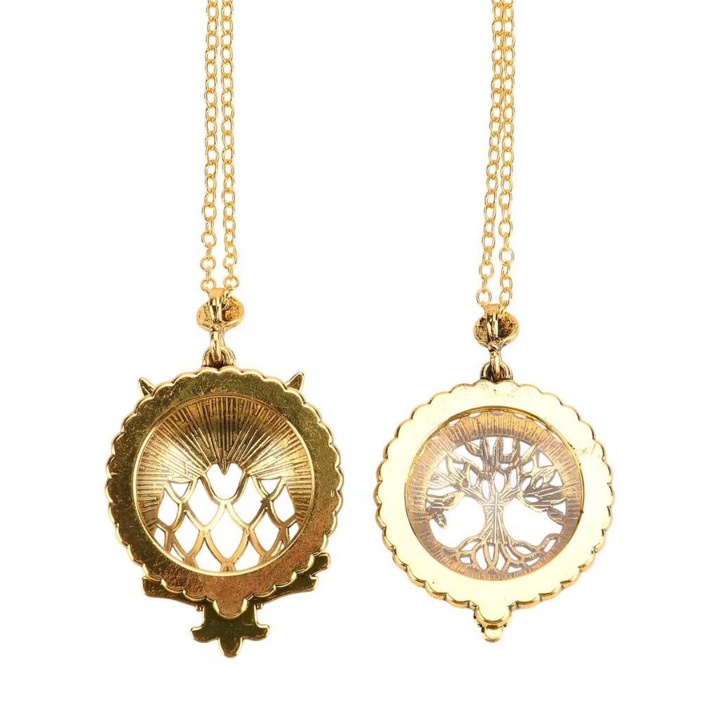 New Vintage Style Tree of Life Necklace (36 Inches) with 5X Magnifying
